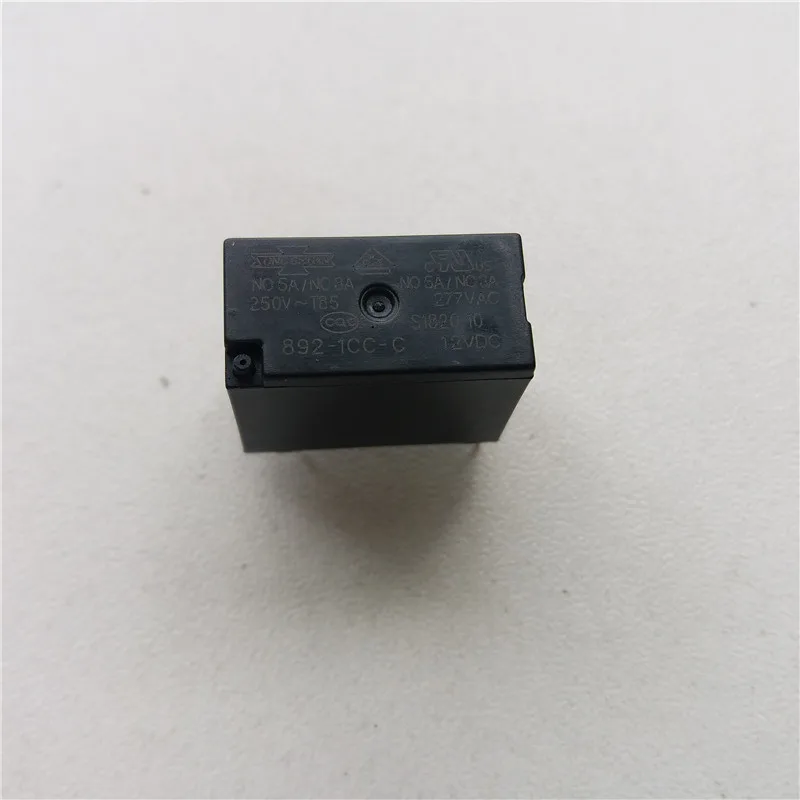 

12pcs Relay 892-1CC-C 12VDC 892-1CC-C 24VDC 250V 5A relay 5 pin relay 12V/24V relay Sensitive