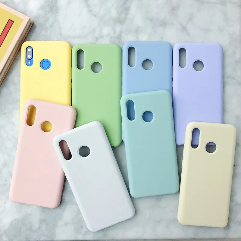 

Original Silicone Case For Huawei P30 Pro Mate 20 Lite 20X P Smart 2019 P20 Lite Honor 10 Lite Nova 4e 4 3e 3i Mate 10 P10 Plus