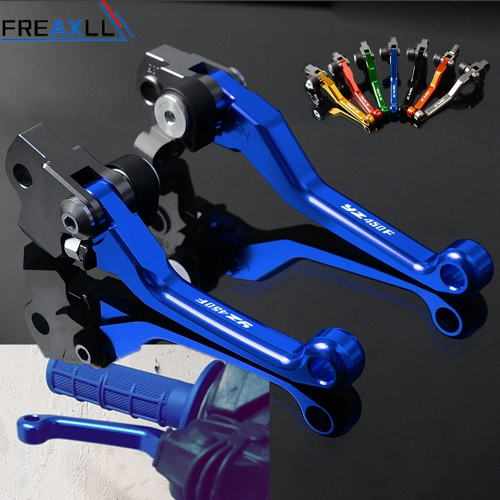 

For Yamaha YZ450F YZ450 F YZ 450F 2001-2019 Aluminum Motorcycle Pivot Dirt Bike Brake Clutch Levers Motorbike Accessories