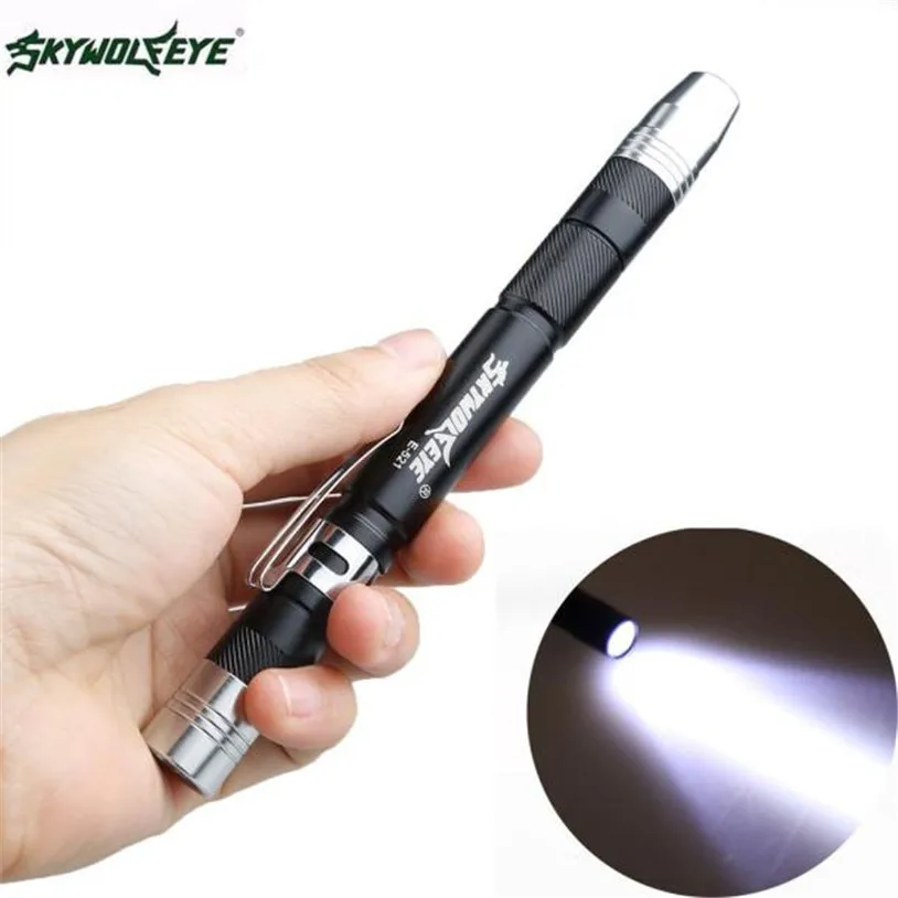skywolfeye **** XPE R3 LED 1000 Lumens Lamp Clip Mini Penlight
