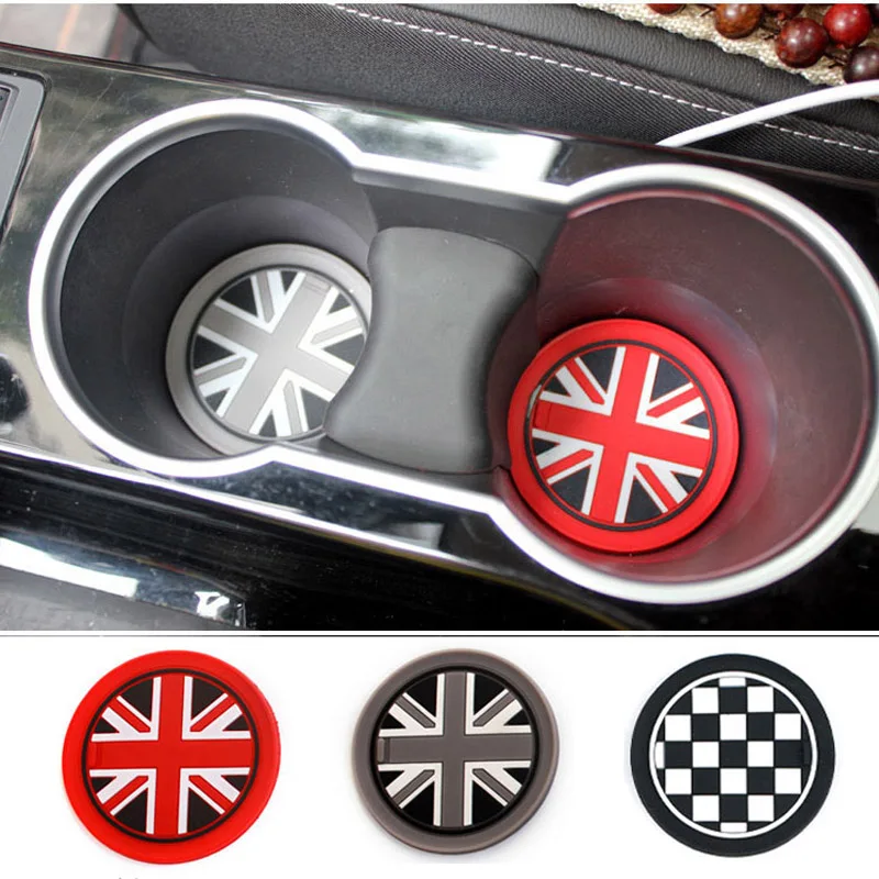 Силиконовые коврики держатели MINI COOPER Cup 2 шт. Нескользящие mini one Clubman Countryman R55 R56 R57 R60