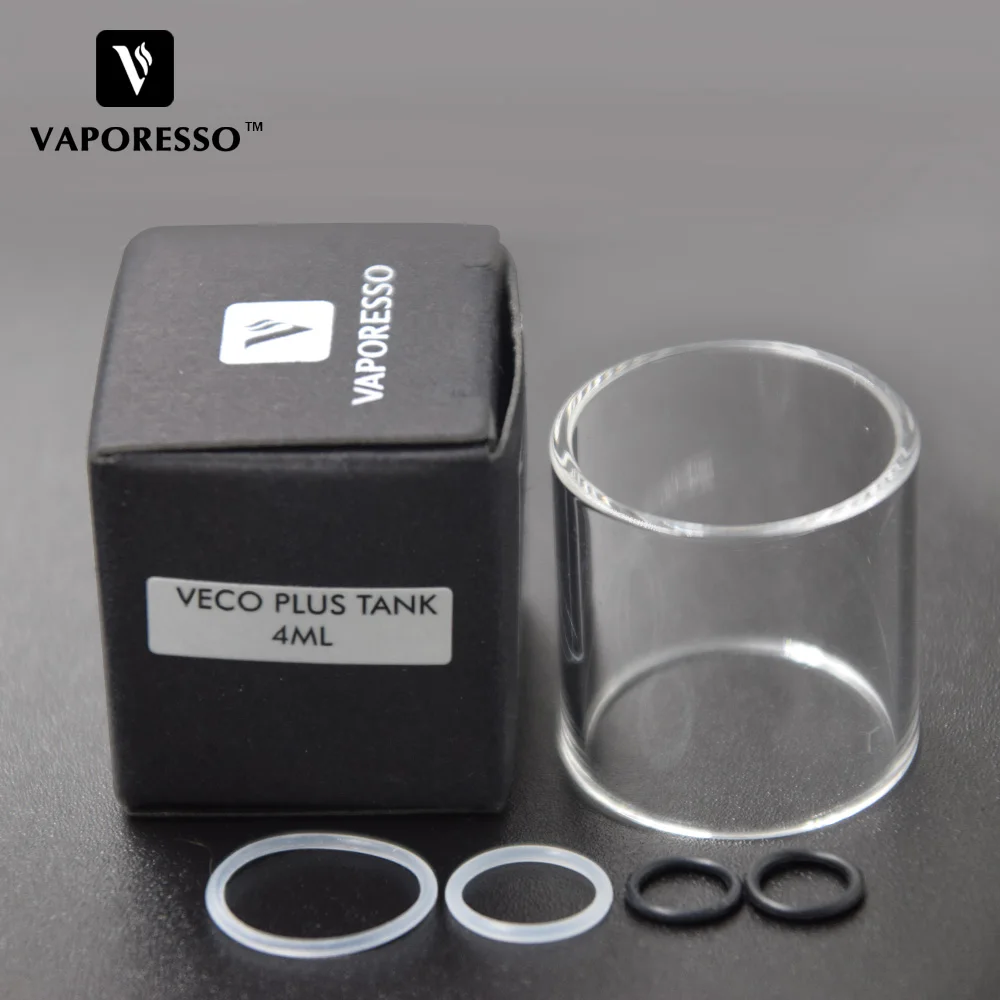 Original Vaporesso VECO Plus Tank Atomizer Glass Tube VECO Plus Tank Replacement Glass Tube Electronic Cigarettes Accessories