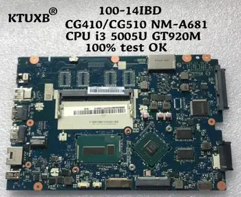 

KTUXB CG410 / CG510 NM-A681 motherboard for Lenovo 100-14IBD notebook motherboard CPU i3 5005U GT920M DDR3 100% test work