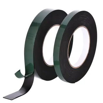 

Affordable 2 Rolls Foam Tape Adhesive Sponge Tape Double Sided Waterproof Mounting Tape Rolls