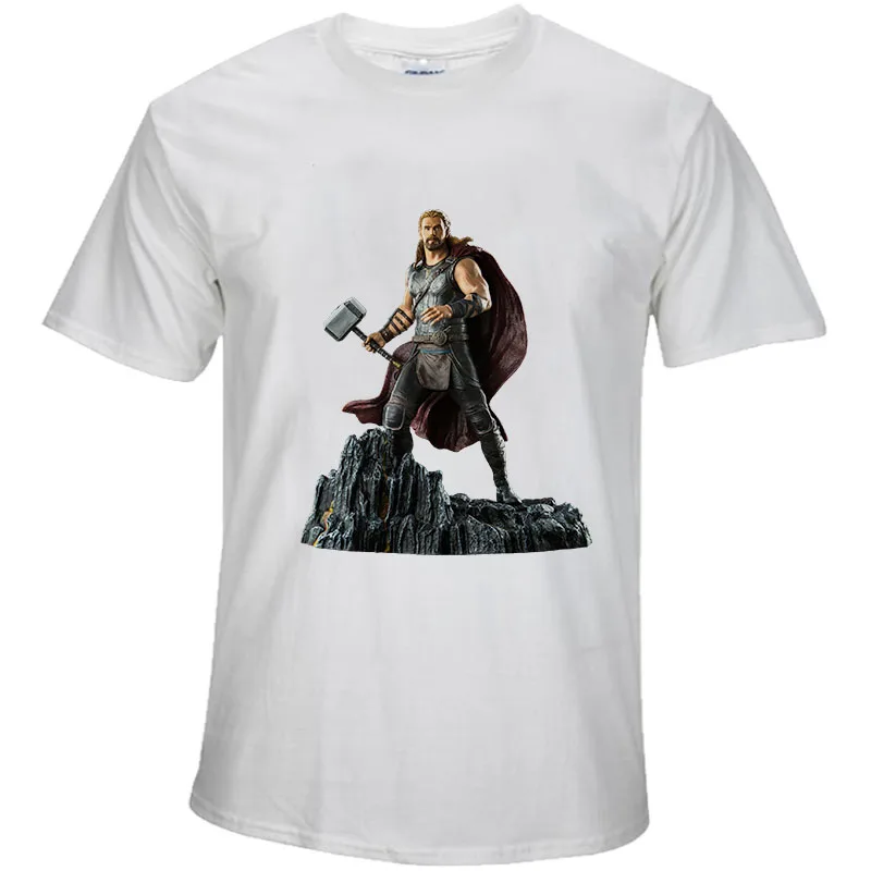 

BTFCL Marvel The Avengers END GAME Thor Print New Movies T Shirt Women Summer Cool Tops Tees Men Unisex Loose Plus Size Tshirt