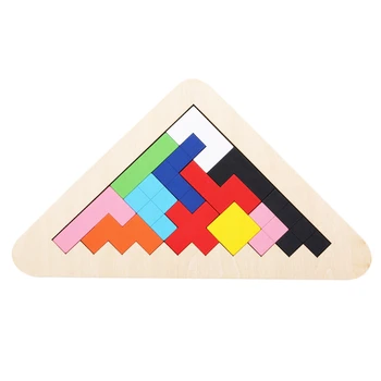 

Cognitive Tetris Wooden Tangram Brain Puzzles Kids Educational Toys For Children Magination Intellectual Games Puzzzles
