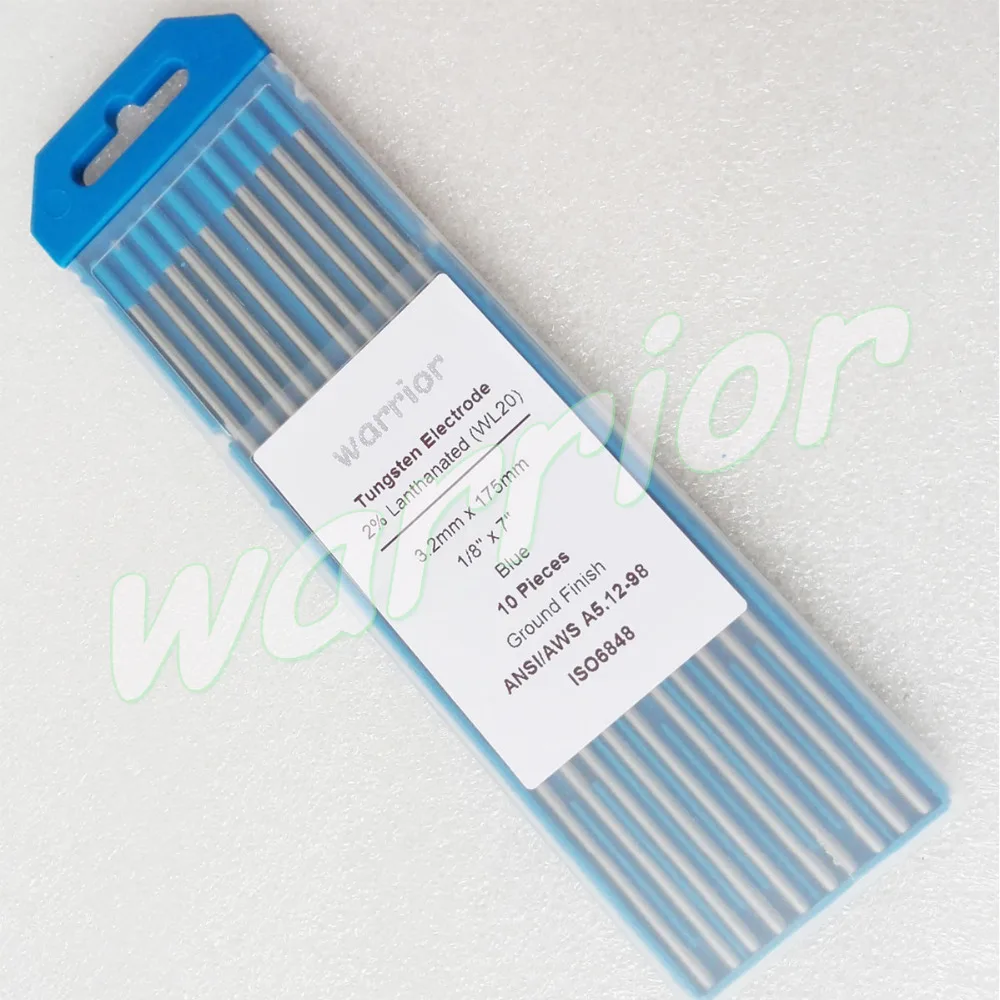

2017 hot sale 10pcs WL20 tungsten electrode tig welding 3.2*175mm 1/8"/7"