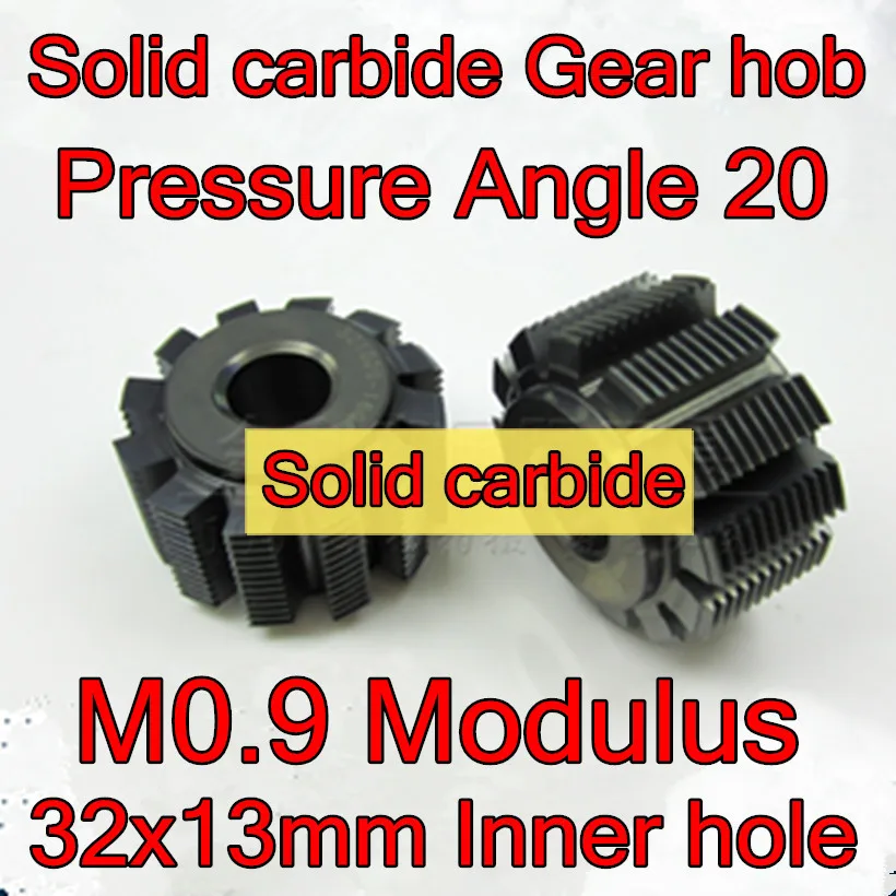 M0.9 модуль 1 шт. 32x13 мм внутренний угол давления отверстия 20 твердосплавная Червячная Фреза
