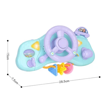 

Creative Musical Electric Simulation Light Music SimulationDriving Steering Wheel Children's Educational Toys for Kids Games