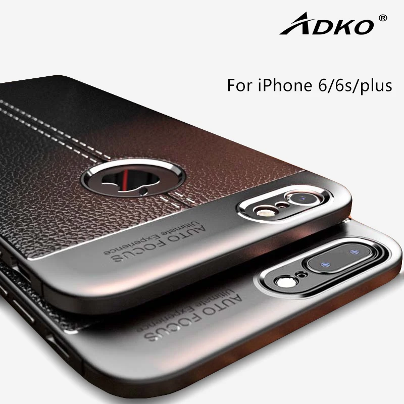 Чехол для телефона ADKO iPhone 6 6P 6s 6sP супер тонкий силиконовый мягкий чехол с полным