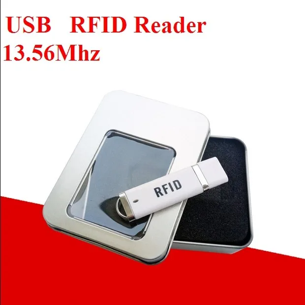 Мини u-диск стиль USB порт 13,56 МГц NFC RFID считыватель 13,56 МГц