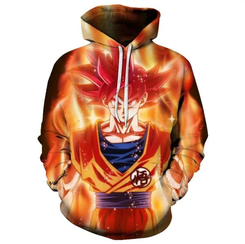 Snalic Dragon Ball 3D кофты Для мужчин/Для женщин толстовки с капюшоном принтом Goku аниме