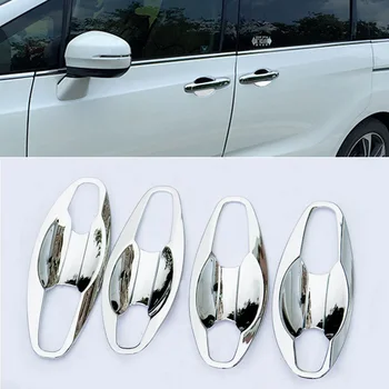 

Auto Accessories For Honda Odyssery 2015 2016 2017 ABS Chrome Side Door Handle Bowl Protector Cover Car Styling Trims Frame 8pcs
