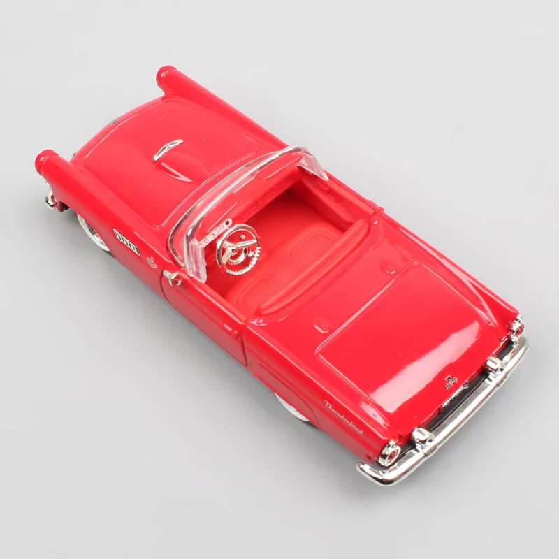 Children's 1:43 Scale small classic 1955 Ford Thunderbird roadster diecast vehicles models auto Cars toys thumbnails collectors