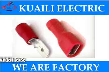 

100pcs insulated female male Spade Connector Insulated CrimpTerminalsMDD 1.25-187(5) FDFD 1.25-187(5)