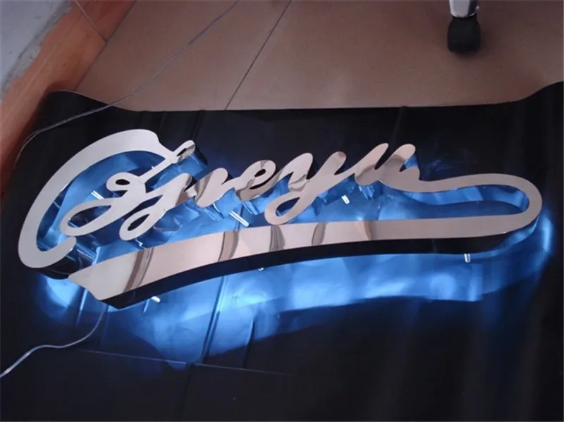 backlit stainless steel letters123
