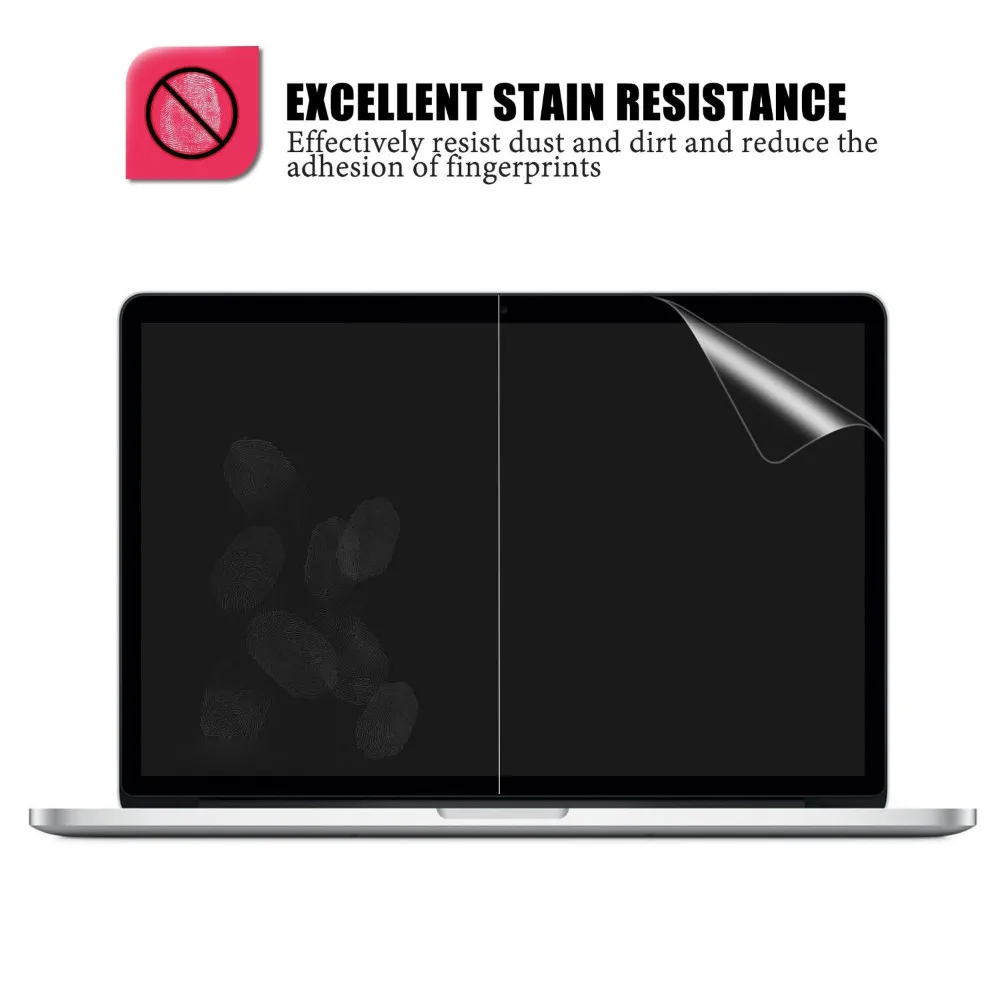 Screen Protector 2PCS for Mac book Pro Macbook Air Pro 13 15 11 12 13.3 15.4 inch A1706 A1707 toch ID screen film Cover Skin