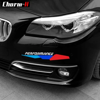 

2X New M Performance Front Bumper Decal Stickers For BMW e90 e46 e39 e60 f30 f31 g30 e53 f16 f10 f34 x3 x4 x5 e70 f15 M3 M5 Z4