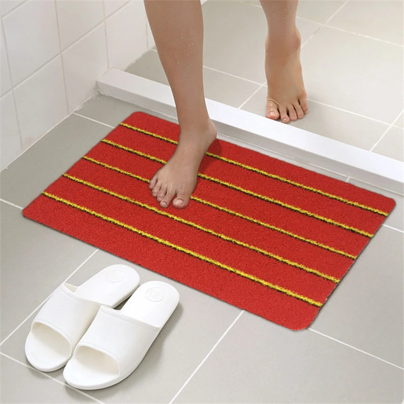 buy beibehang Fashion striped polyester mattress mats carpet living room bedroom rub soil dust door mat sofa coffee table wear mats