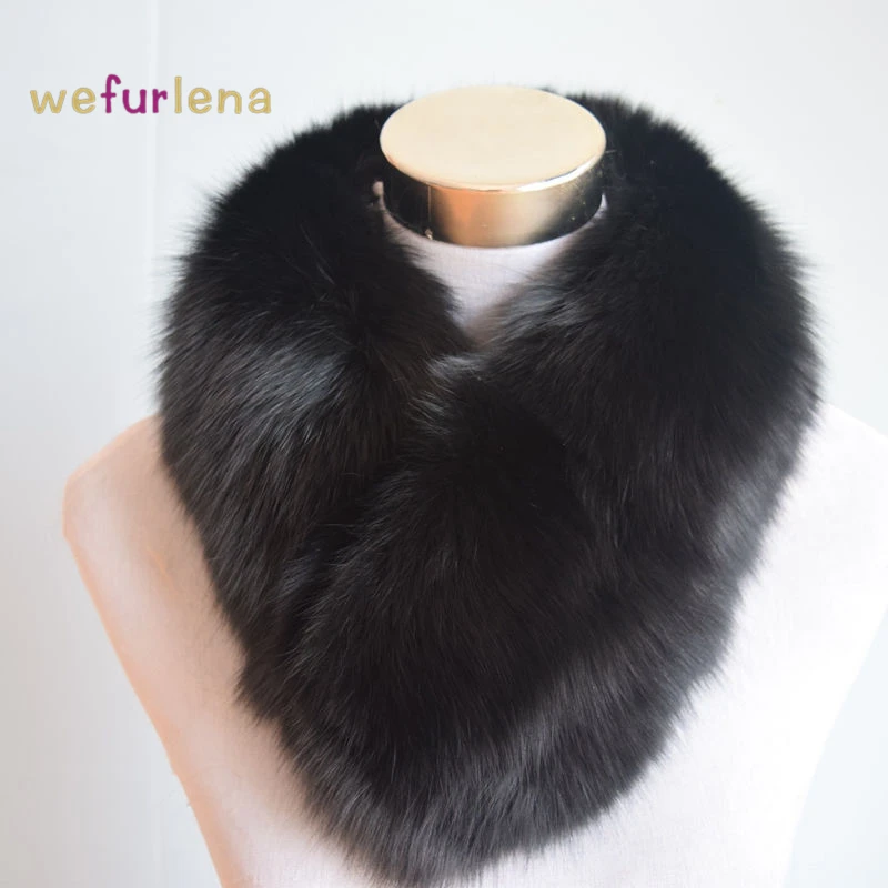 

Women Scarves Solid Fashion Fox Fur For Women Natural Shawl Luxury Scarf Female Real Fox Fur Collars Down Wear Scarf Wholesale