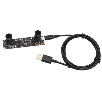 

MJPEG 30fps 1920*1080 mini webcam Dual lens Micro usb camera module board OTG UVC Plug Play Stereo usb camera