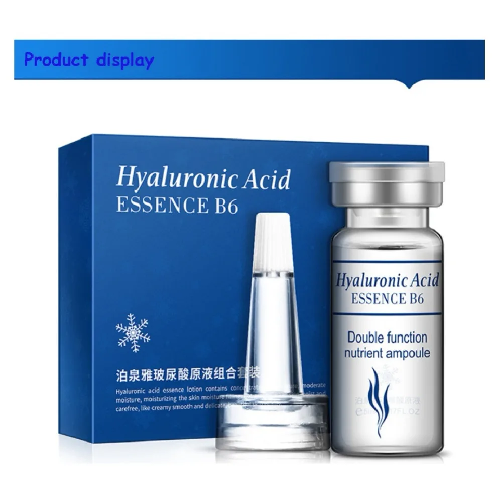 

10 Bottles Nutritious Hyaluronic Acid Vitamins Serum Facial Skin Care Anti Wrinkle Anti Aging Collagen Essence Liquid