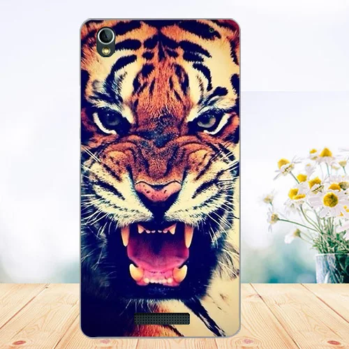 

Phone Case For Philips V787 Soft Tpu Back Cover Case For Philips Xenium V787 5.0 Inch Phone Sheer Tiger Owl Painted Phone Bags