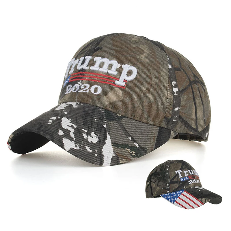Бейсбольная кепка Trump, новая хлопковая бейсболка с вышитым флагом США, США, президент Дональд Трамп