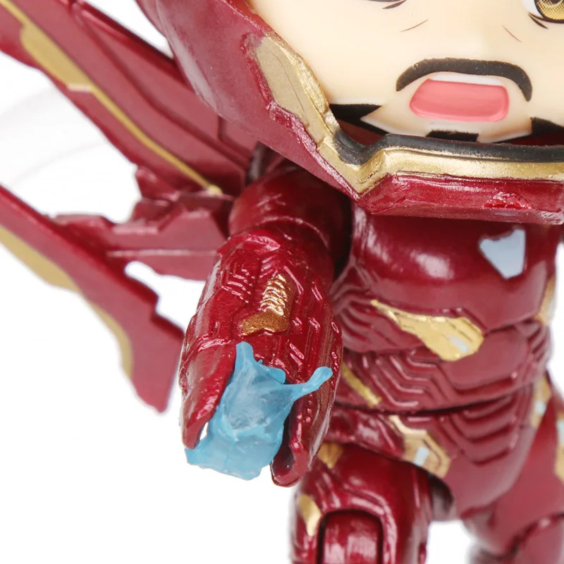 8-9 см игрушки Marvel Nendoroid Мстители Бесконечность ВОЙНЫ ЖЕЛЕЗНЫЙ ЧЕЛОВЕК Mk50 ПВХ фигурка Черная пантера флэш 917 Коллекционная модель