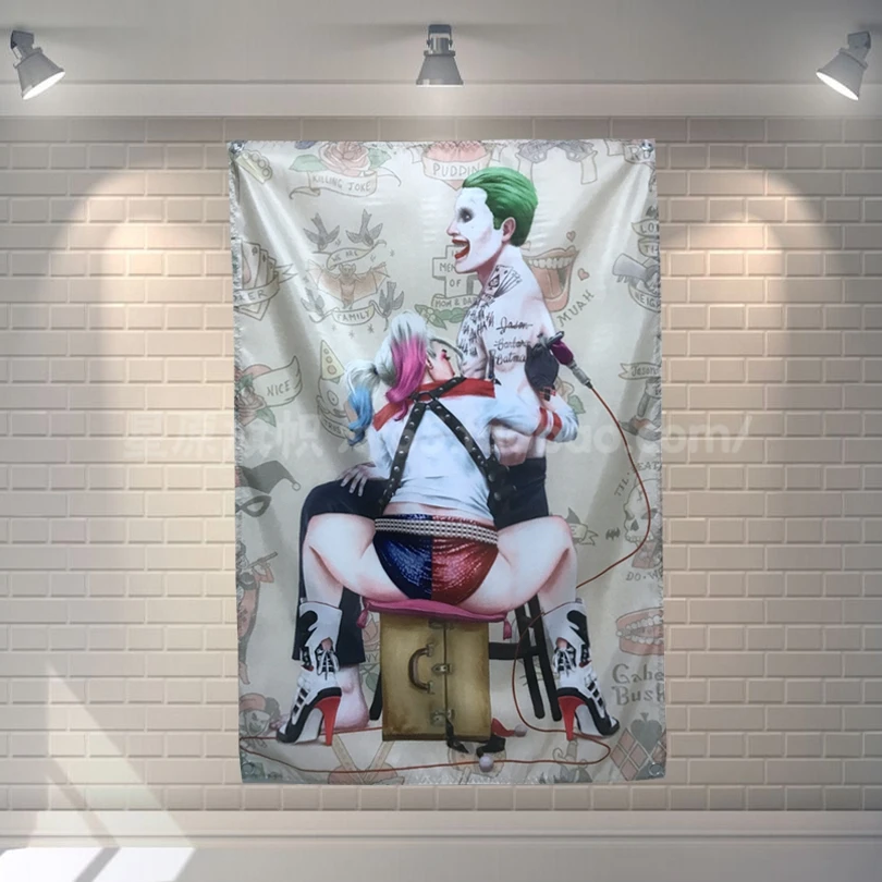 

Sexy Girl Tattoo Flag Banner Movie Cartoon Home Decoration Hanging flag 4 Gromments in Corners 3*5FT 144cm*96cm