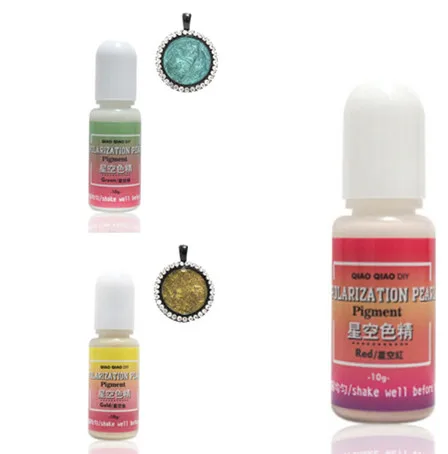 5Colors Resin Epoxy For DIY Jewelry Making 10ml Pearlescent Pigment Powder Crafts Jewelry Making Accessories