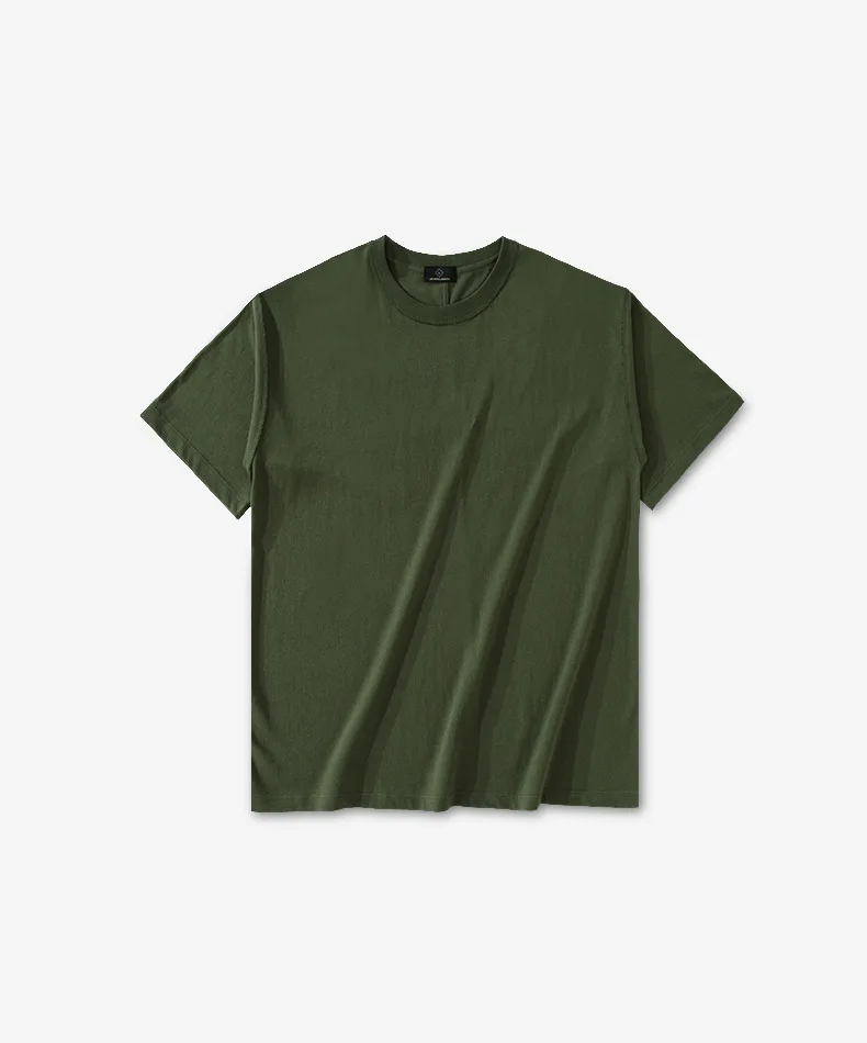 Мужская футболка большого размера из хлопка и льна, летняя трендовая Однотонная футболка с короткими рукавами, уличная футболка Kanye