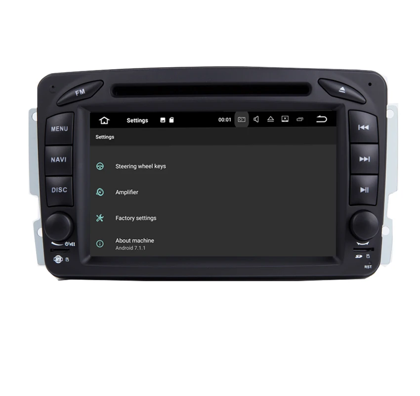 Android 7.1.1 7 дюймов Автомобильный dvd-плеер для Mercedes Benz W209 W203 W163 W463 Viano W639 Vito Wifi 3g gps Bluetooth радио