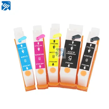 

10sets refillable Ink cartridges for canon ip4200 mp530 IP4300 IP4500 IP4500X IP5200 IP5200R IP5300 MP500 MP600 PGI5 CLI8