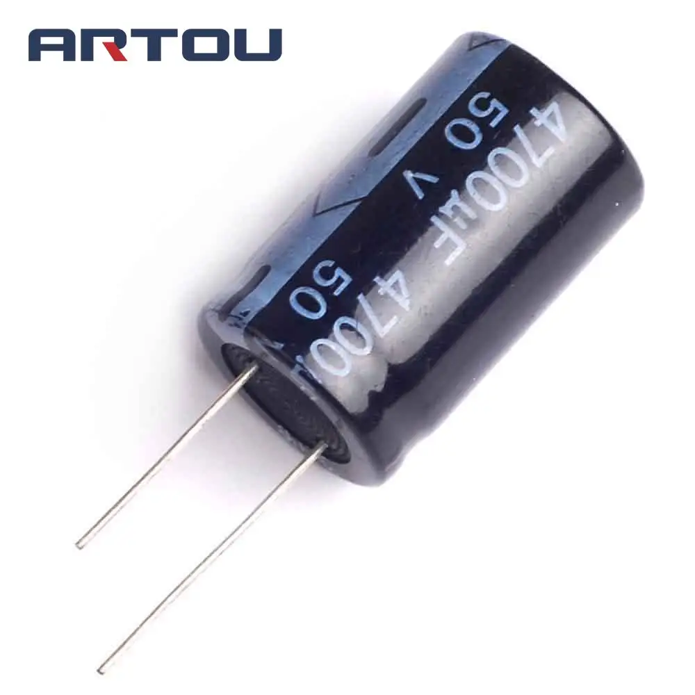 10PCS 50V 4700UF 18*35mm Electrolytic Capacitorin Capacitors from