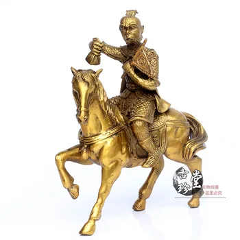 

Copper Horse Monkey metal crafts home desktop decor decoration ornaments(A882)