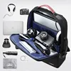 BOPAI Business Backpack Men's Bagpack Trend Leisure Travel Backpacking Usb Charging Port Simple Fashion Computer Bag ► Photo 2/6