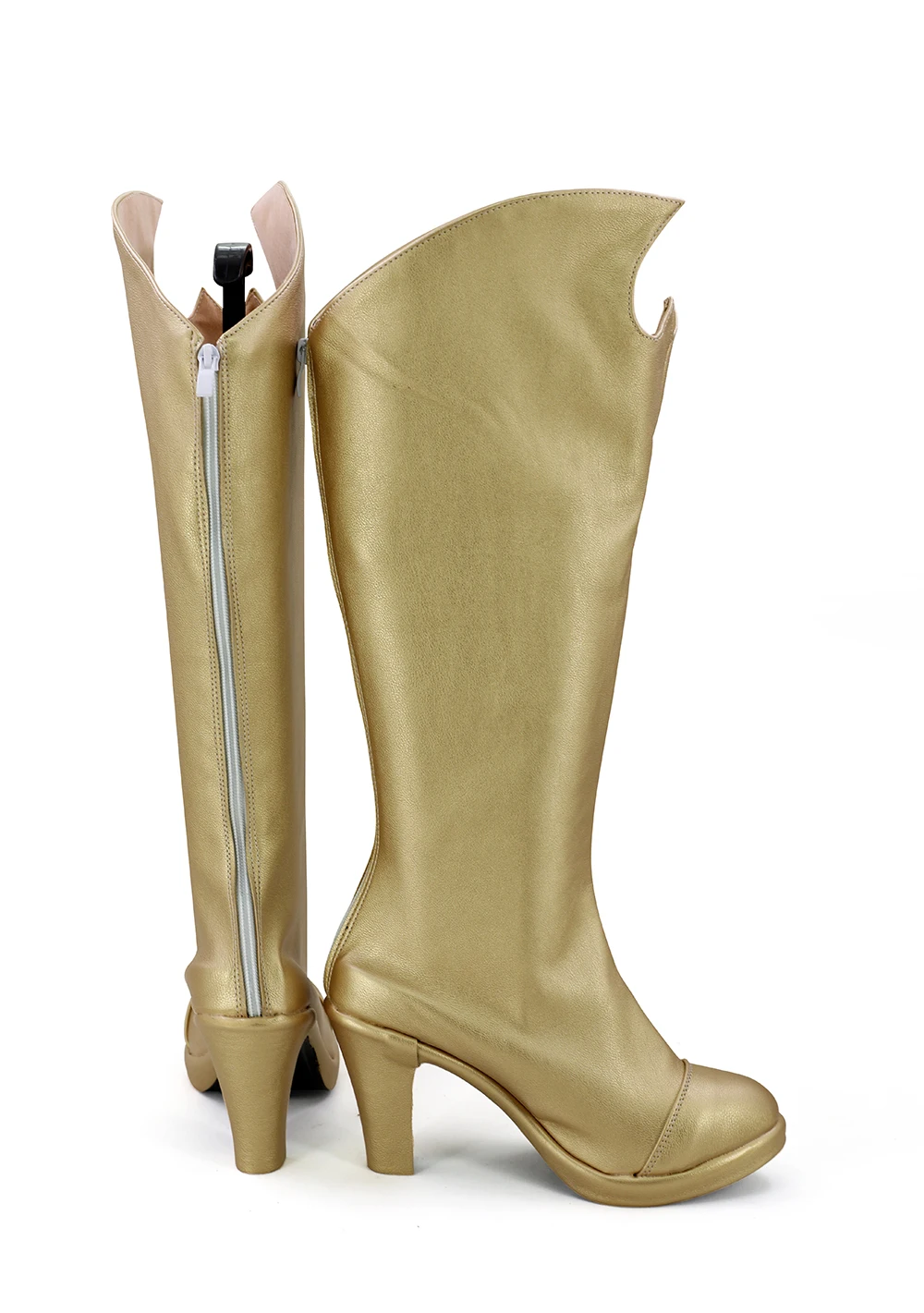 DC Comic Batman Batgirl Golden Boots Cosplay Shoes (2)