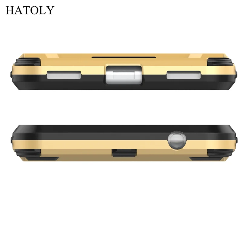 Hatoly Huawei Y5 случаях Y5 крышка Антидетонаторы силиконовые+ Пластик Kickstand Case Чехол для Huawei Y5 Huawei Y5 >