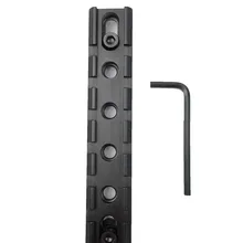 Тактический 115 мм Охота рис прицела 20 мм рельсовый прицел ткач рамка для фонарика лазер с гаечным ключом