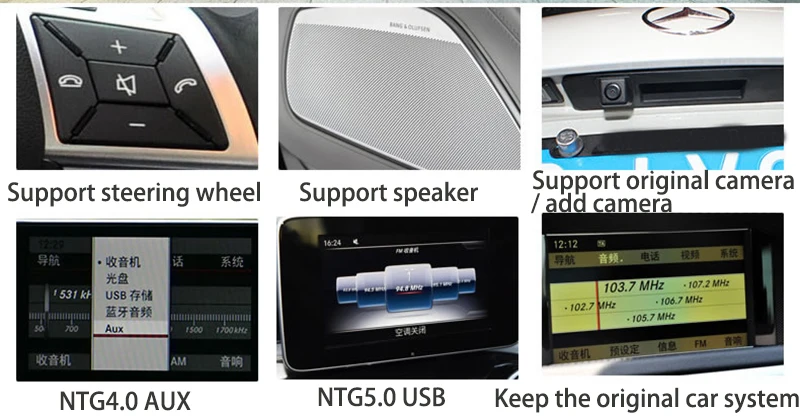 Best Car Multimedia GPS Audio Radio For Mercedes Benz MB C Class W204 2011 2012 2013 2014 2015 Wireless CarPlay NTG Navigation NAVI 20