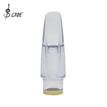 SLADE альт саксофон мундштук саксофон ABS Материал звучащий прозрачный саксофон Запчасти Аксессуары для музыкальных инструментов