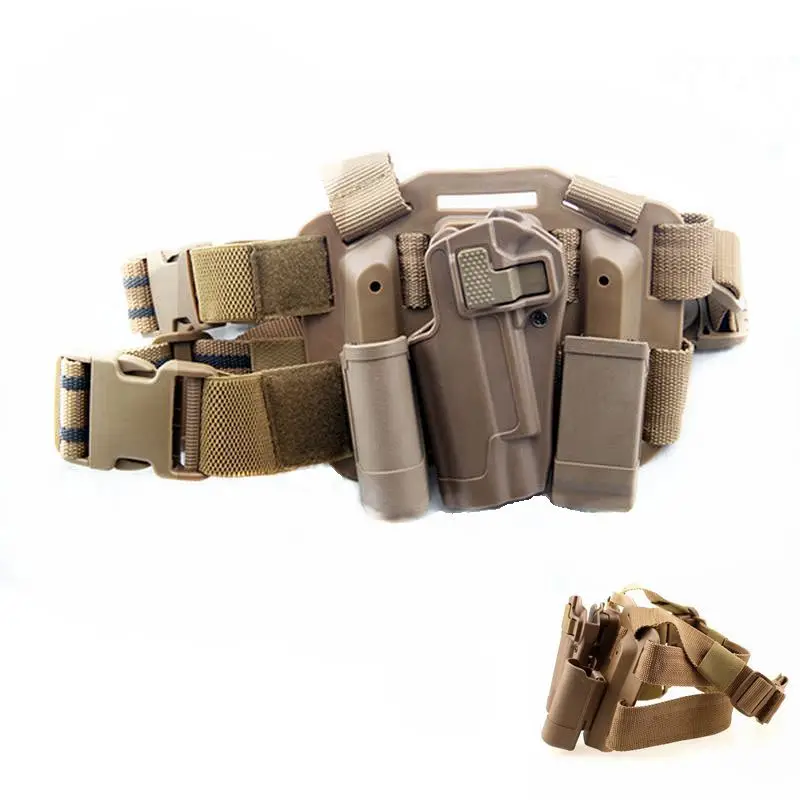 

CQC 1911 Thigh Holster Military Tactical Airsoft Hunting Drop Leg Holster For Gun Colt 1911 Holsters Left Leg Holsters