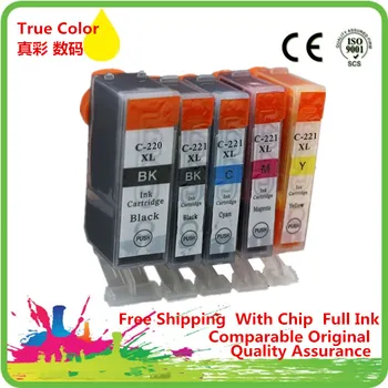 

Replacement PGI 220 PGI220BK PGI220 CLI 221 PGI-220 CLI-221 Ink Cartridge For Canon Pixma MP550 MP560 MP620 MP620B MP640