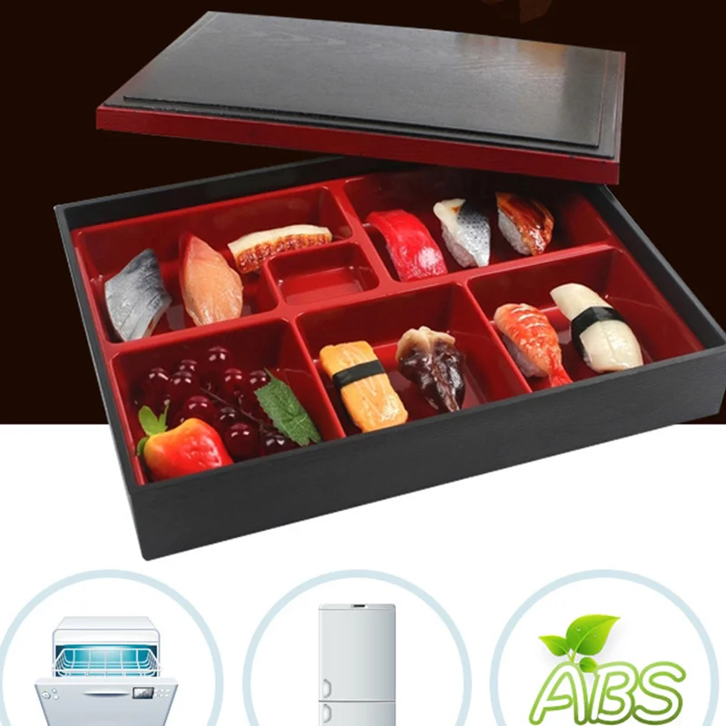 

Japanese Bento Lunch Box Office Food Container Portable Rice Sushi Catering Rectangular sushi dishes lunch box RT99
