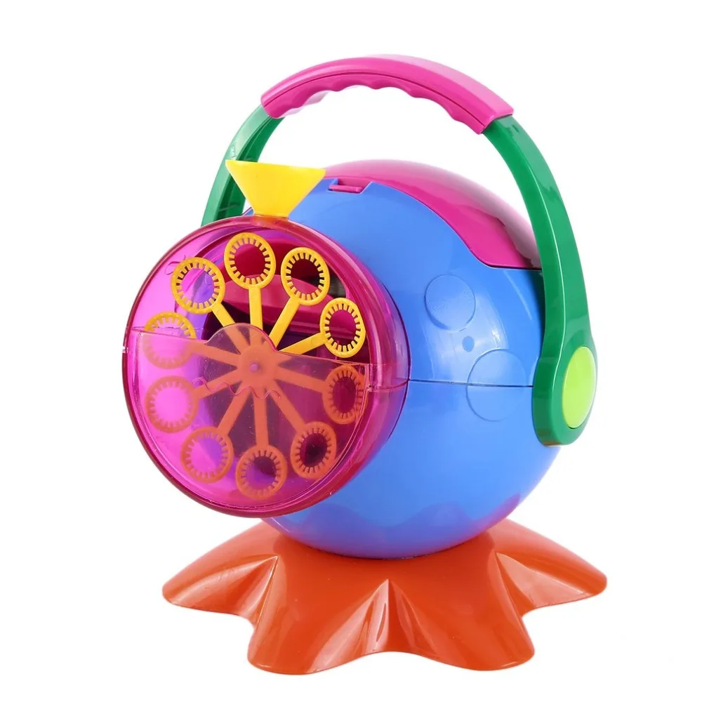 Портативная автоматическая машина для пузырей пенообразователь выдувные мыльные пузыри для наружного использования в помещении вечерние производитель пузырей игрушка подарок детям удовольствие