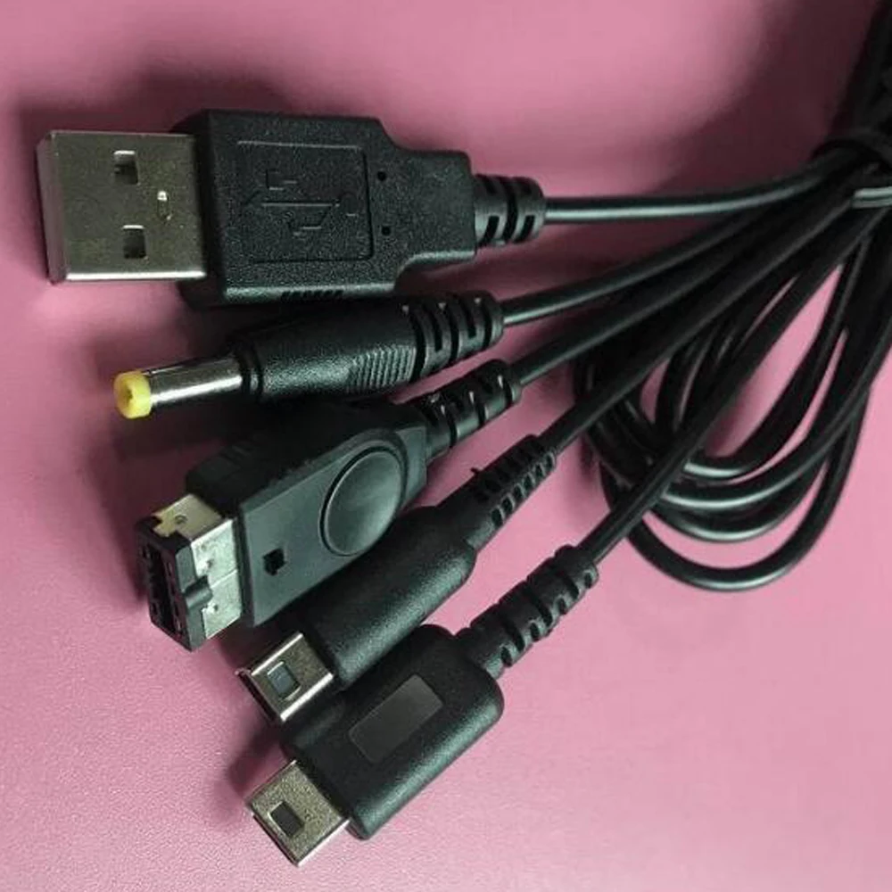 

USB Universal Multifunction 7-in-1 charging cable for PSP 2000 3000 for ND SL/I for 3DS for SP