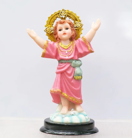 Католическая икона Иисуса христового ребенка, святая фигурка младенца, Младенческая Фигурка рождества младенца в ясле около 15 см х 10 см