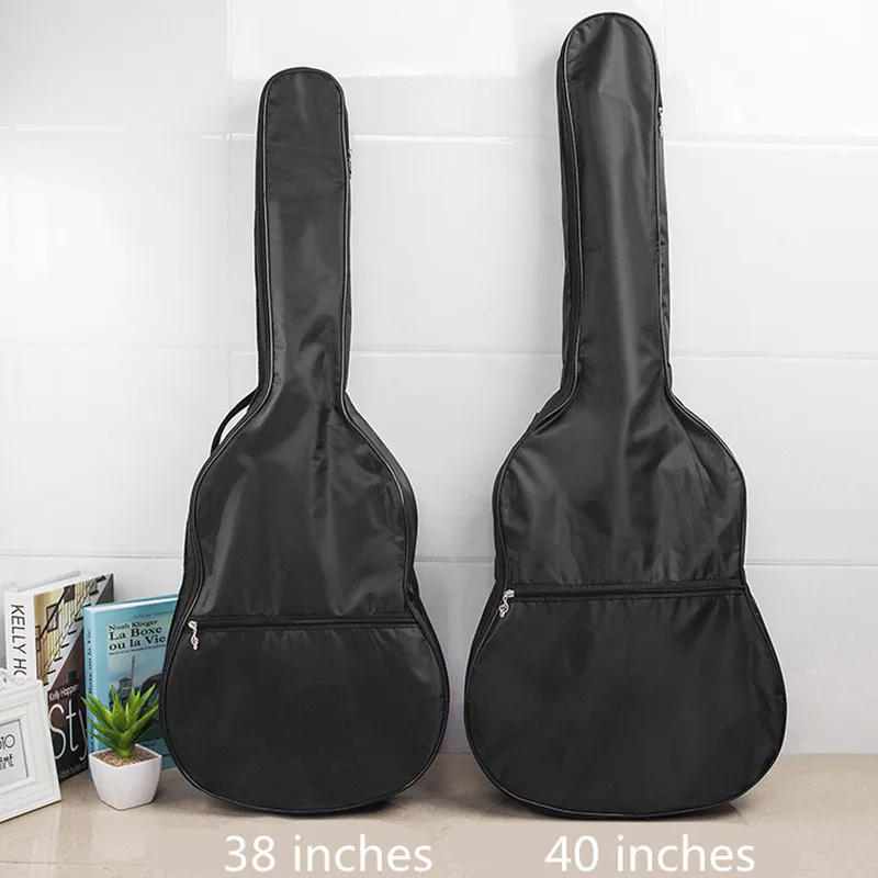 41&quot/38&quotElectric Acoustic Guitar Bag Case Bass Carry Shoulder Straps Waterproof black Musical Instruments Accessories Parts | Спорт и