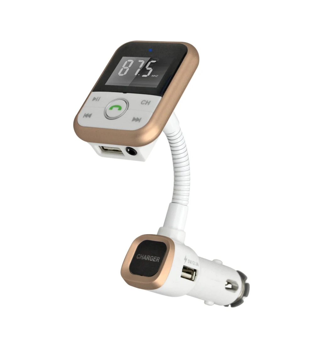 Bluetooth автомобильный комплект громкой связи с fm-передатчиком AUX-IN портом 2USB автомобильное зарядное устройство TF/USB MP3 музыкальный плеер Поддержка 1 г-32 г